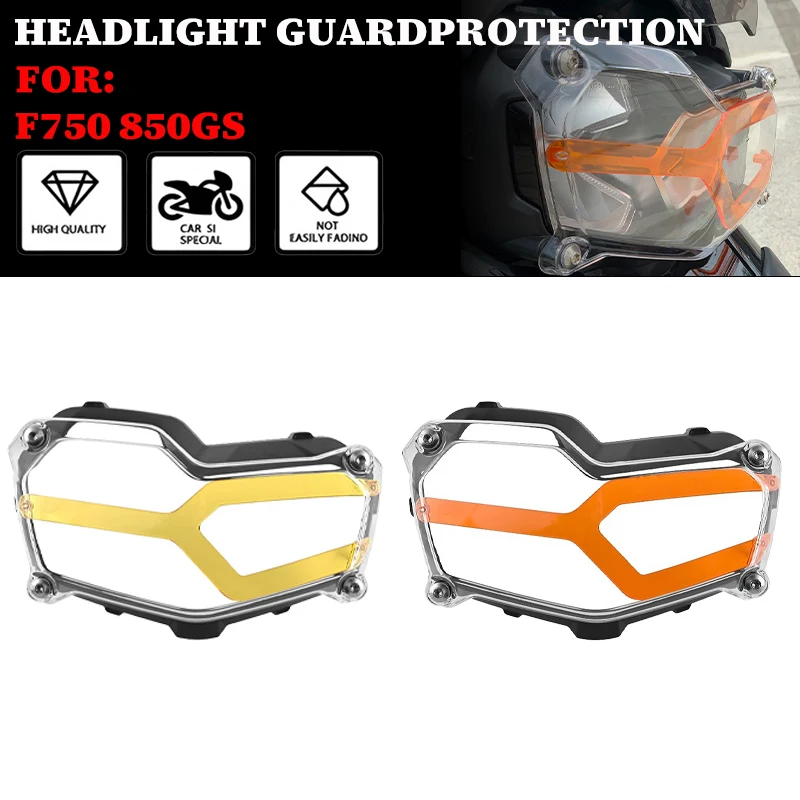 

NEW Headlight Protector Transparent Head Lights Guard Grille Cover For BMW F850GS F750GS F 850GS F850 GS ADV Adventure 2018-2023