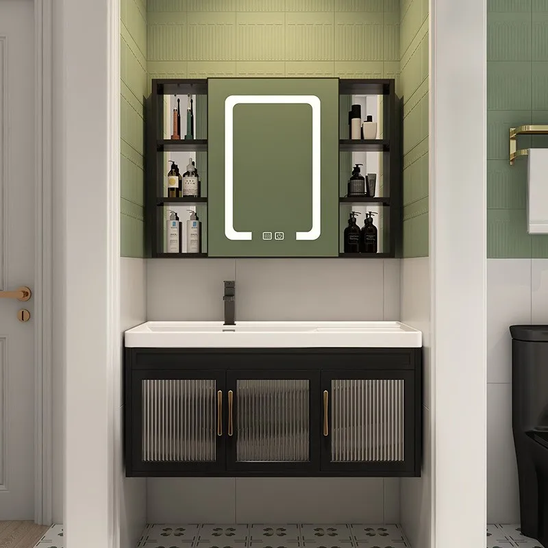 Gabinetes De baño De nuevo estilo creativo, combinación De salón moderno, gabinetes De baño, lavabo, muebles para el hogar, Gabinete De Baño Lsysg
