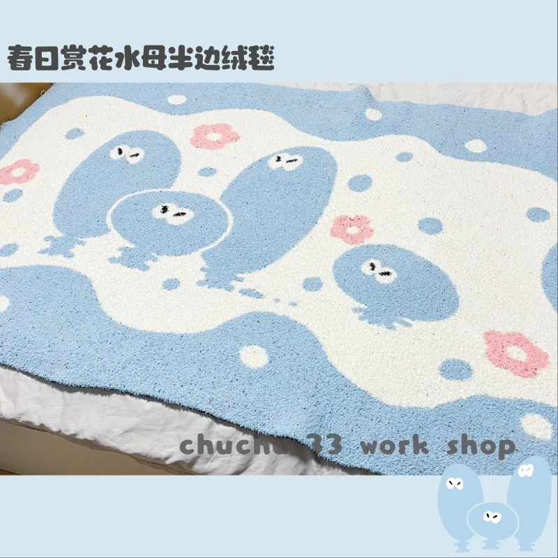 

In Stock Splatoon3 Jet Warrior Spring Flower Viewing Jellyfish Half Carpet Anime Game Peripheral Action Figures