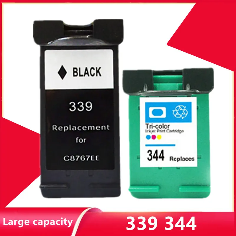 339 344 Ink Cartridge for hp339 339XL 344XL for HP Photosmart 2575 2610 2710 8050 Deskjet 5740 5745 5940 6520 6540