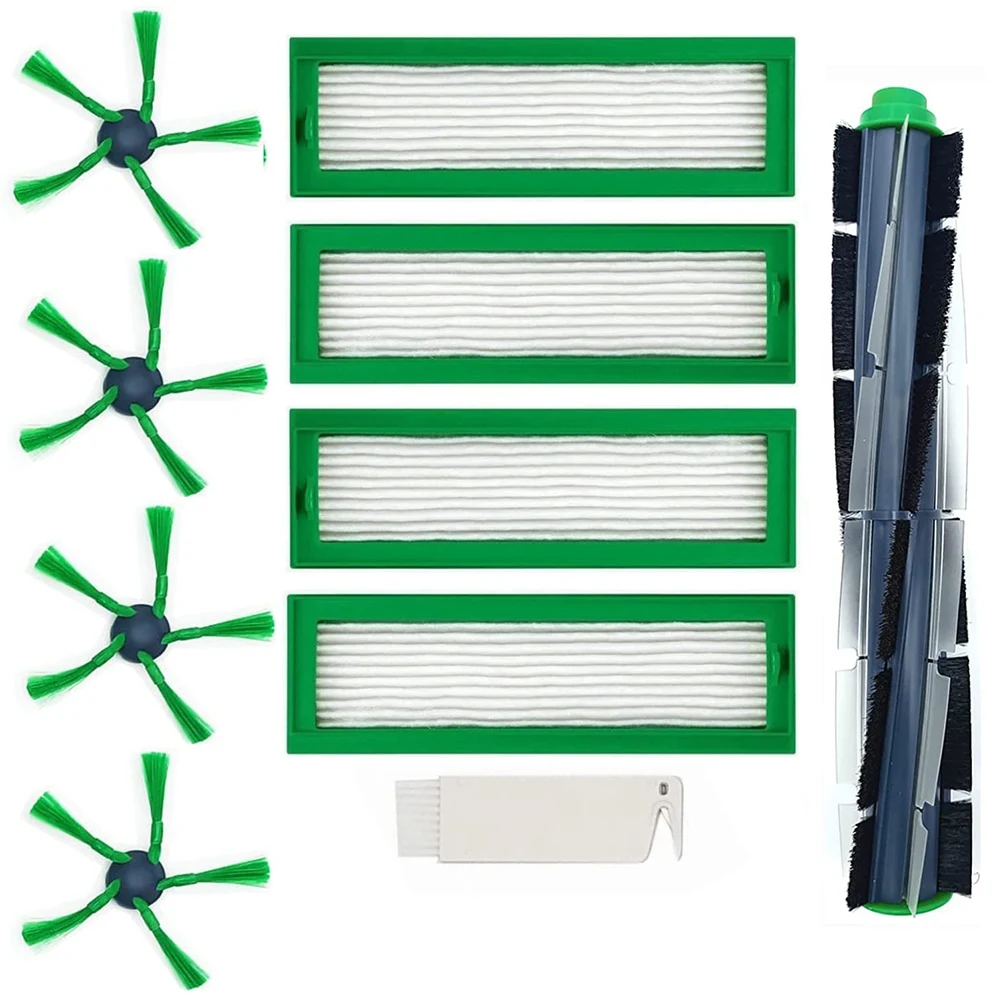 Replacement Roller Brush Side Brushes HEPA Filter for Vorwerk Kobold VR200 VR300 Robot Vacuum Cleaner Accessories