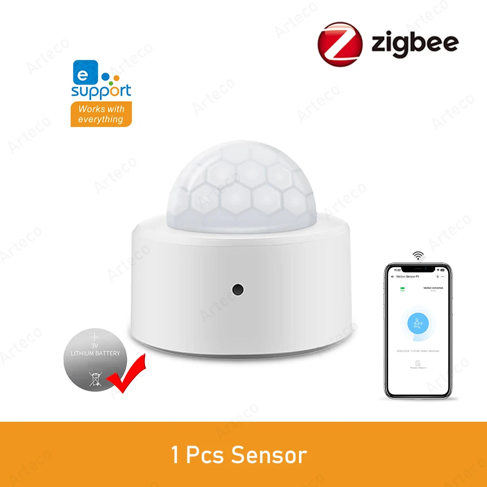 Zigbee 3.0 Smart Pir Bewegingssensor Beweging Menselijk lichaam Infrarooddetector Beveiligingsalarmsensor Werkt met EWelink Home Assistant