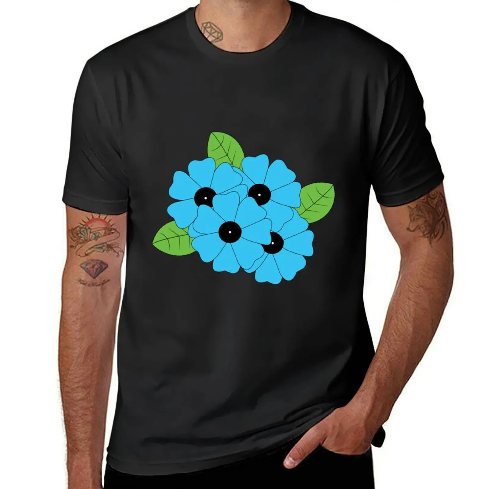 

flower art design T-Shirt blacks anime customs design your own sweat shirts, men