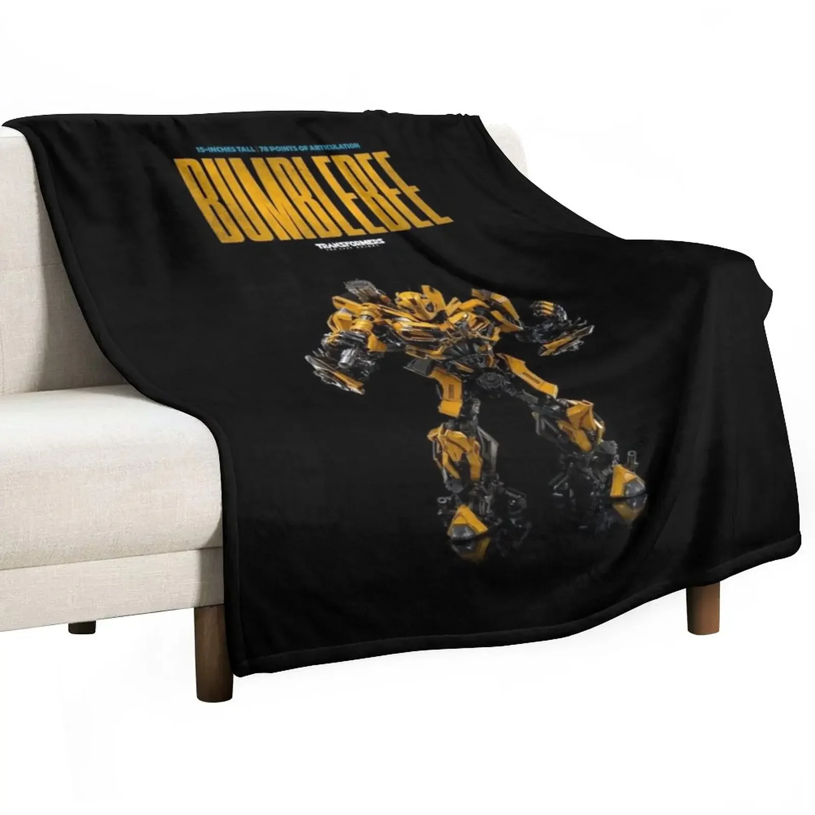 Bee A Robot Throw Blanket Hair For Sofa Thin Blankets