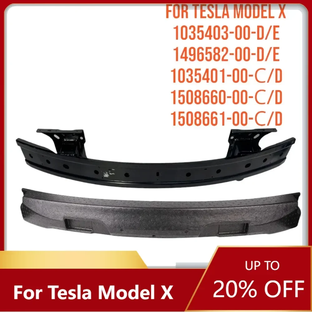 

Suitable For Tesla Model X Front Bumper Collision Beam Front Frame 1496582 1035403 1035401 1508660 1508661 Anti-collision OEM