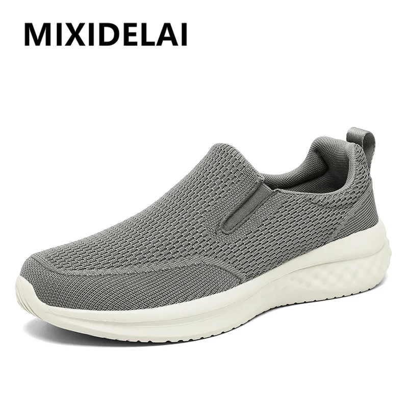 

Slip-on Flats Vulcanized Shoes New Breathable Men Casual Shoes Lightweight Outdoor Male Walking Shoes Anti-slip Men's Sneakers