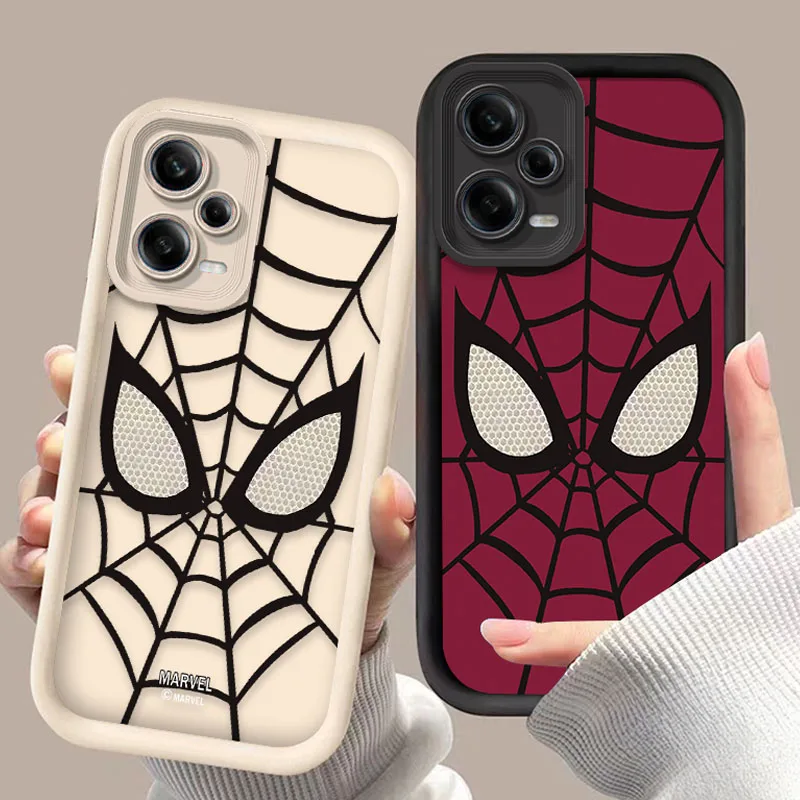 Marvel Hero Spider Man Phone Case for Xiaomi Redmi Note 13 12 11 Pro Plus 4G 5G 12S 11S 10S 10 9 9S Redmi 14C 13C 12C A3 12 Etui