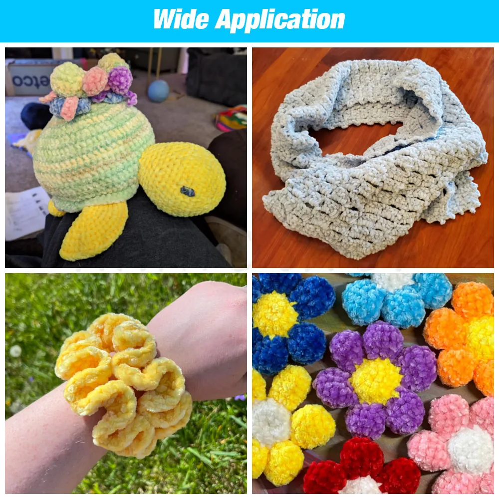 5 لفات 100 جرام لكل لفة قسط المخملية الشنيل غزل لينة الدافئة الحياكة غزل الكروشيه لبطانية معطف قبعة وسادة Craft بها بنفسك الحرفية