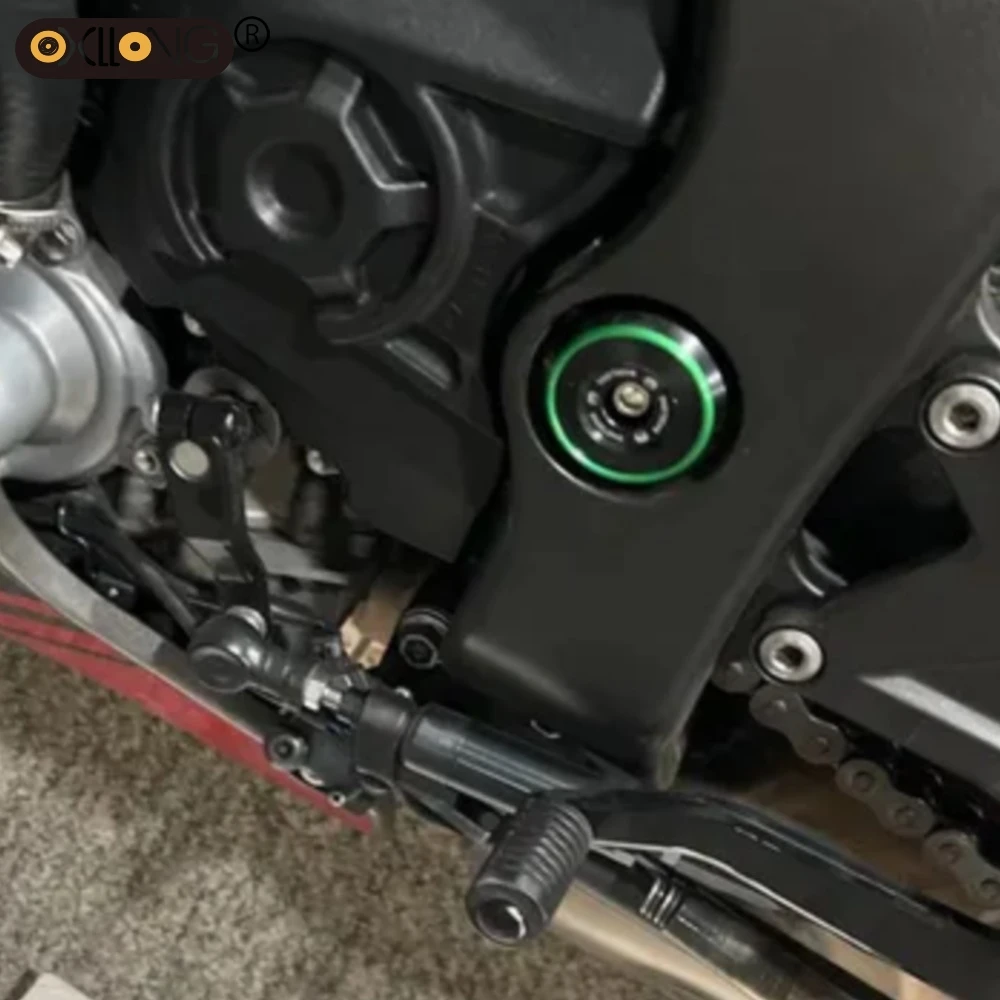 

For Kawasaki Ninja 1000 SX 2020-2025 Z1000 SX Versys 1000 SE Motorcycle Accessories Frame Hole Cover Screw Caps Decorate Plugs