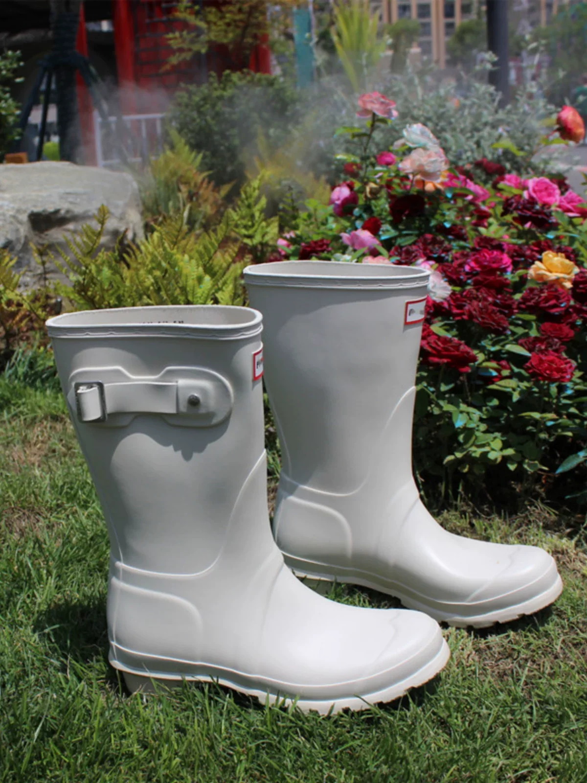 

Wellington до середины икры Faionable ex Classic Thi Bot, большие брендовые H водонепроницаемые нескользящие резиновые сапоги, летние мужские oes