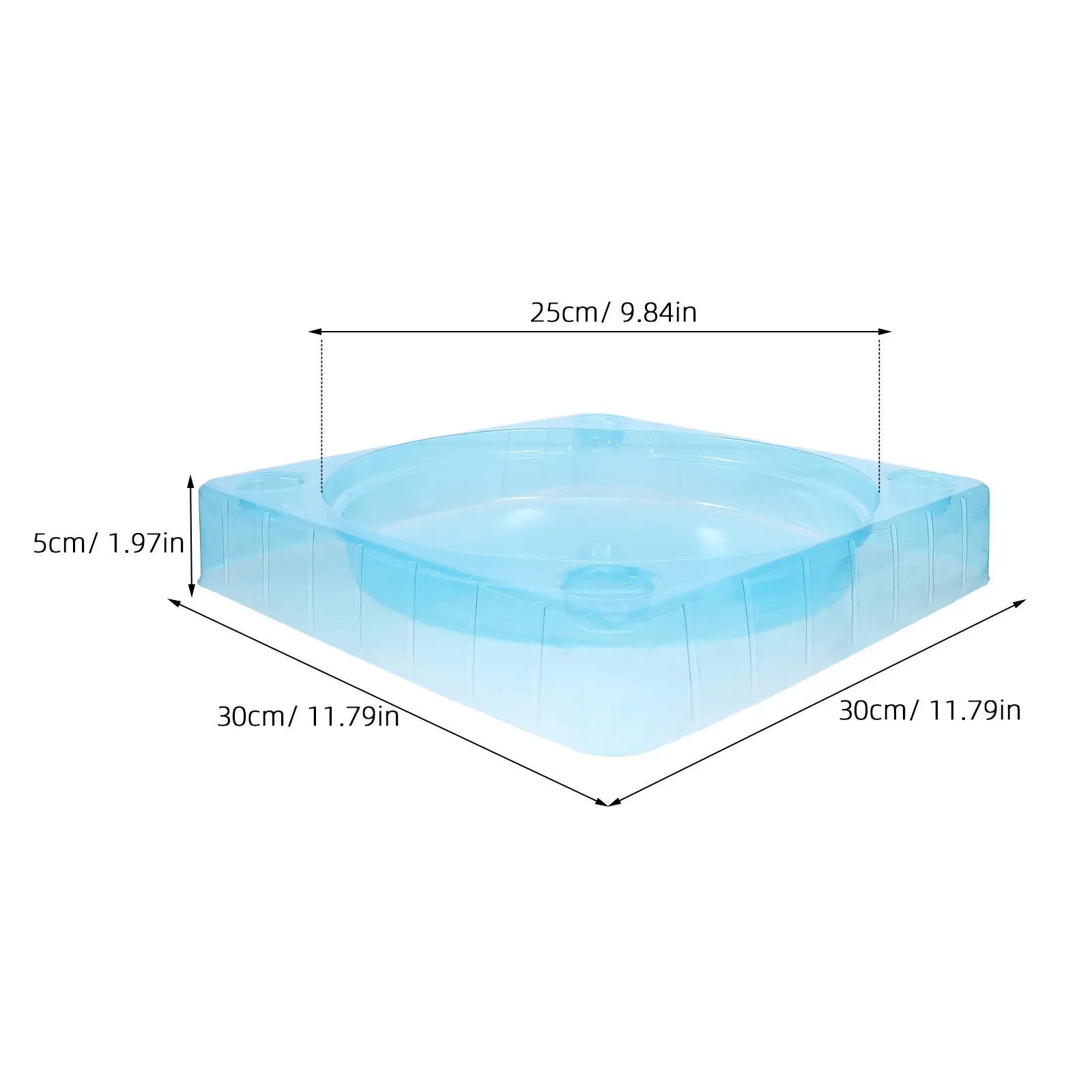 2Pcs Square Gyro Battle Stadium Plastic Tray Portable Reusable Board for Gyro Training Game Board