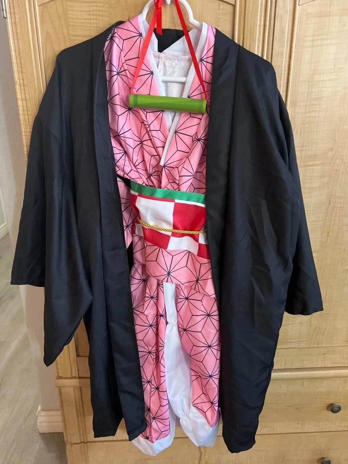 

2026 Halloween Anime Kamado Nezuko Cosplay Costume Kimono Cosplay Carnival Women Outfit Loose comfortable clothing