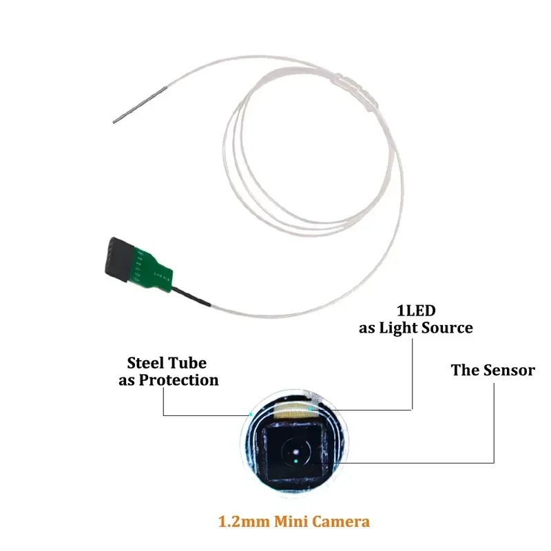 AP08 for Ultra Mini Inspection Small Scope Waterproof Videoscope 1mm 1.2mm