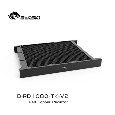 Imagem -03 - Bykski-pc Radiador de Refrigeração de Água Suporte de Linha Ventilador de 12cm Refrigerador Liquild Cobre Completo 1080 46 mm de Espessura B-rd1080-tk-v2