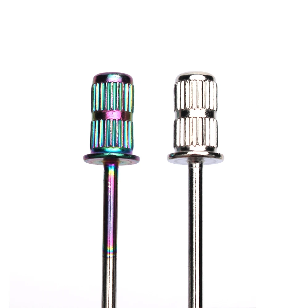 10 個レインボーマニキュア電気ネイルドリルアクセサリーマンドレルビットネイルサンディングドラムサンディングバンドペディキュア用