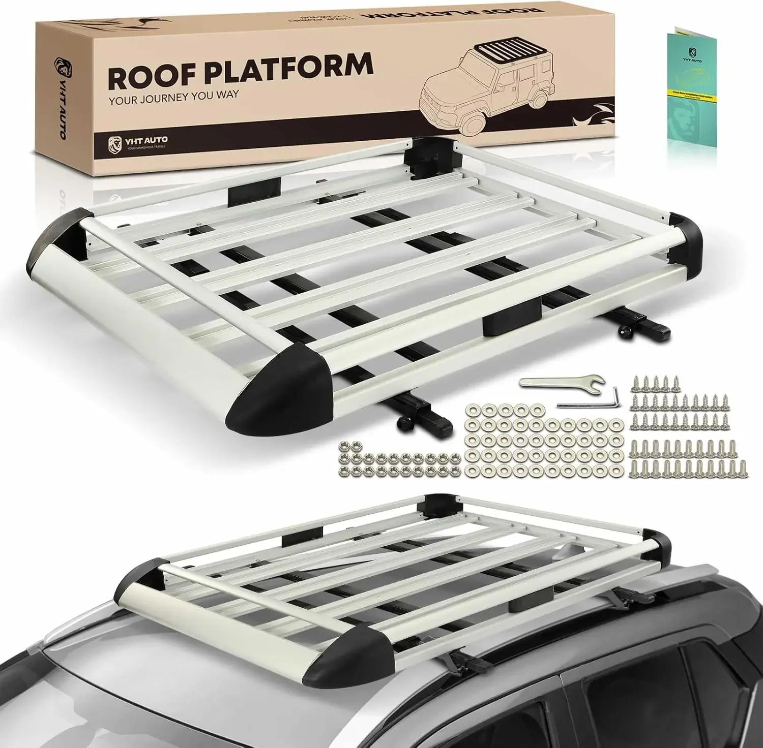 LBS Universal Roof Rack Cargo Carrier + 46