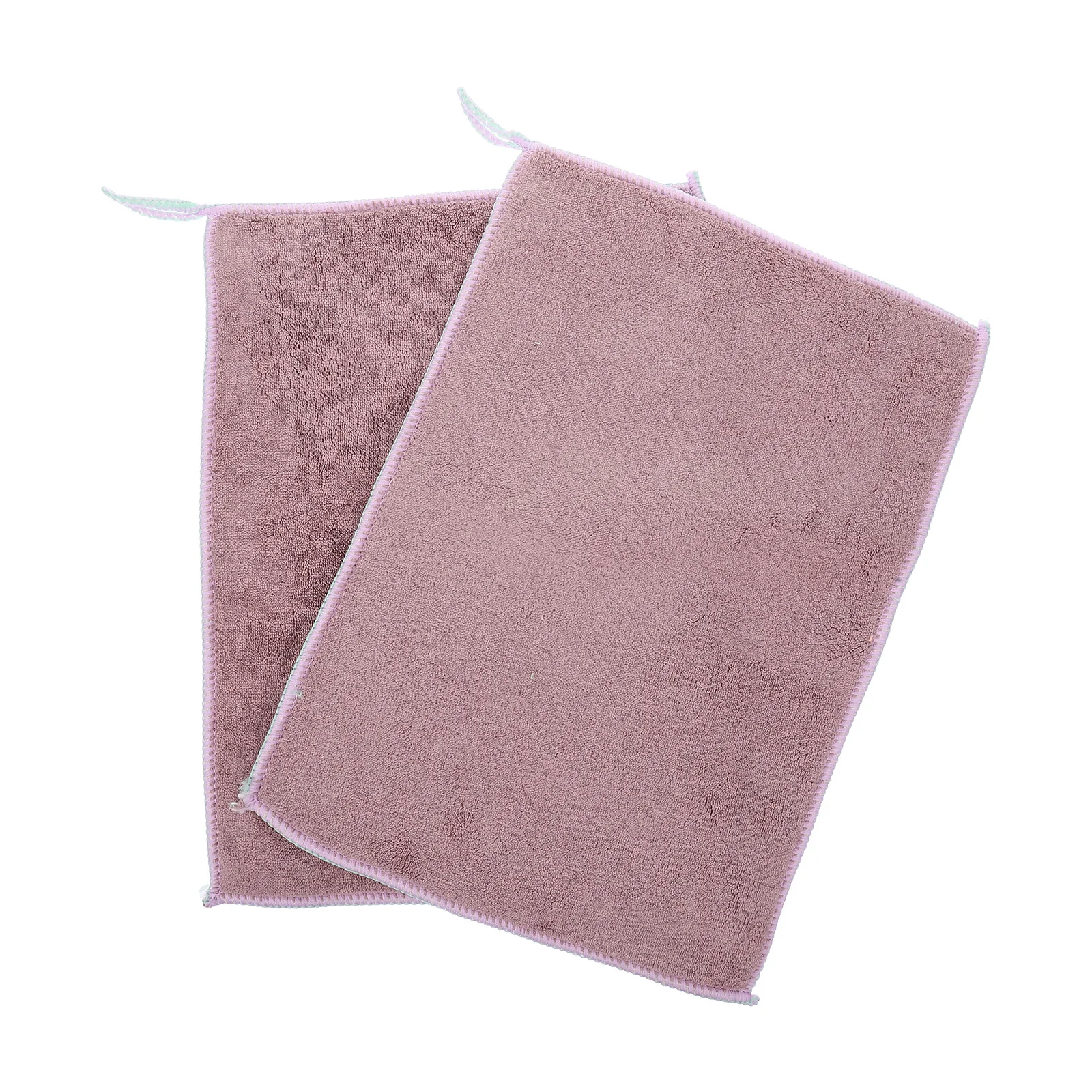 

2pcs Absorbent Dishcloth Soft Non-Scratch Cleaning Cloth For Pots Pans Cutlery Kitchen Scouring Towel Water Absorbing Towels