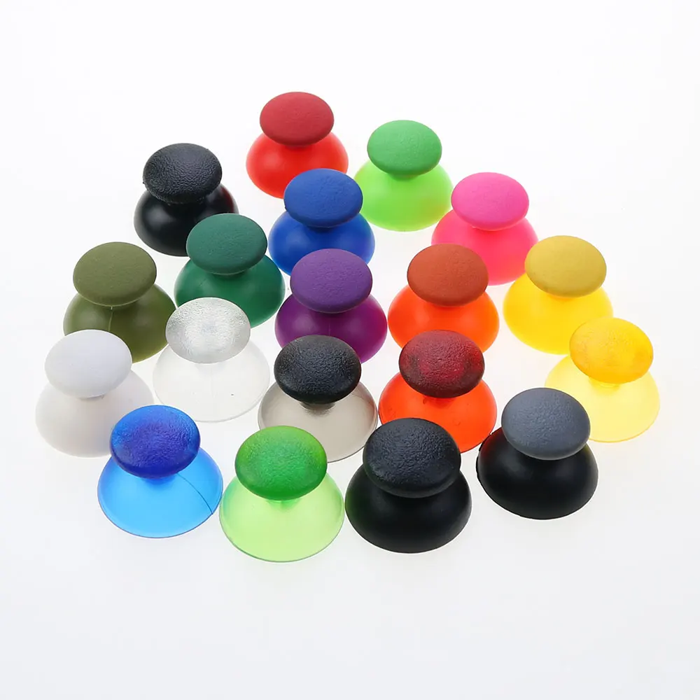 JCD 2Pieces 3D Analog Thumb Grip Stick Caps For PS3 Controller Joystick Caps Thumbstick Button Replacement