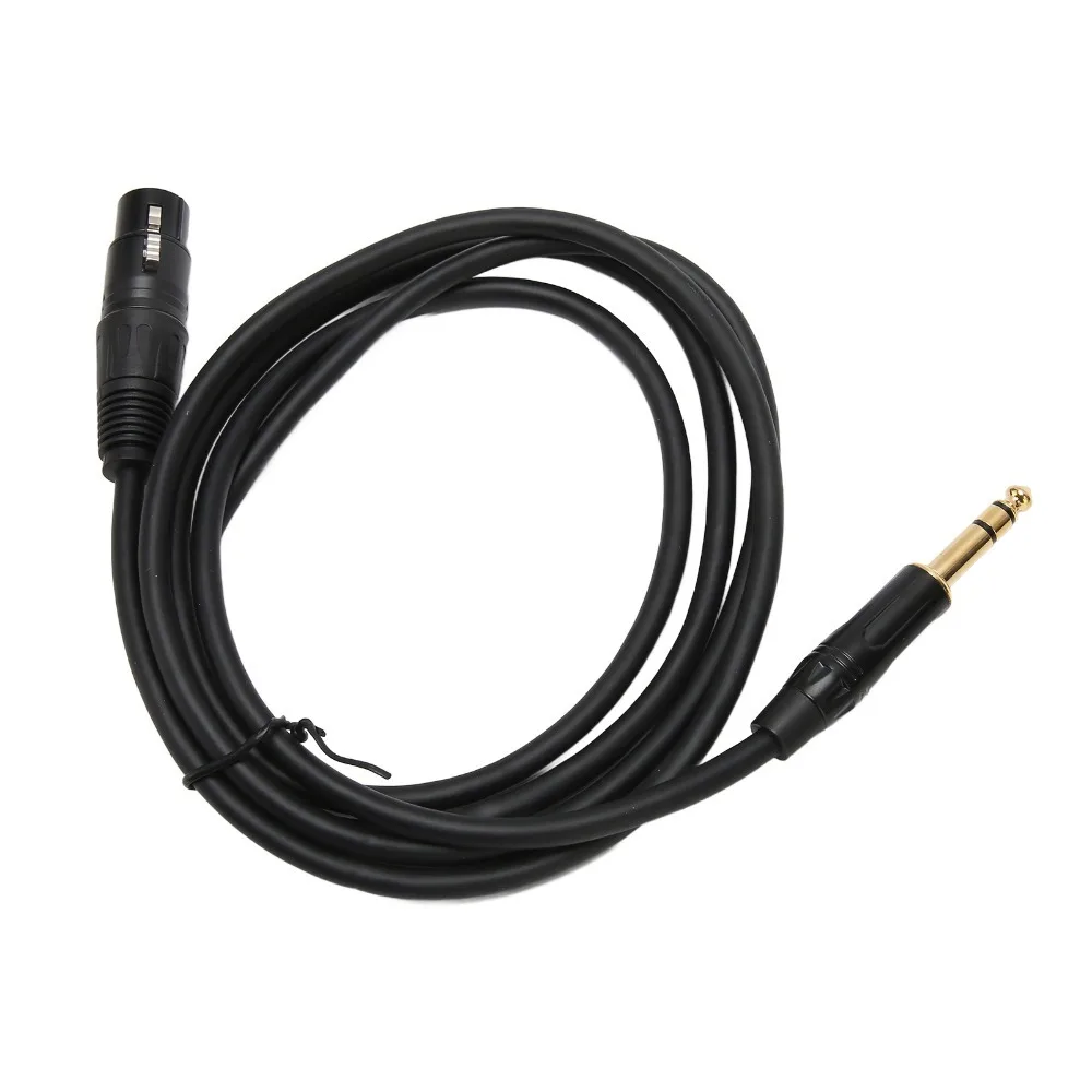 6.35mm TRS Stereo Plug XLR Female to 1/4 TRS Cable Heavy Duty Balanced Interconnect Cable XLR 3Pin Female to 1/4 Inch TRS Plug
