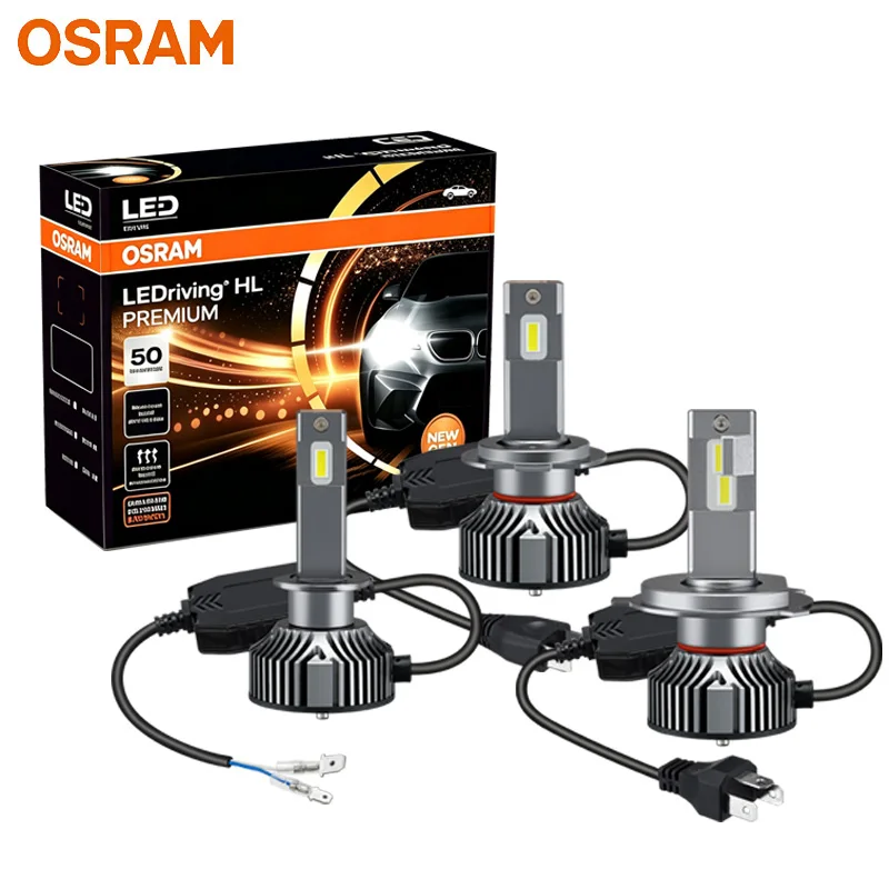 OSRAM LED 12V 90W 9000LM H4 H7 YXZ LEDriving Car Headlight H1 H8 H11 H16 9012 9005 9006 HB3 HB4 HIR2 6000K Hi/Low Beam Fog Lamp