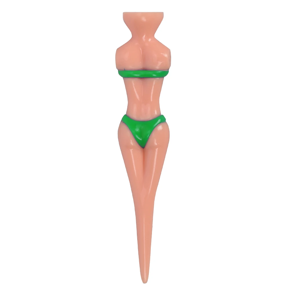 5Pcs Plastic Golf Tees Sexy Bikini Lady Model Golf Ball Holder Practice Training Tee Golf Accessories