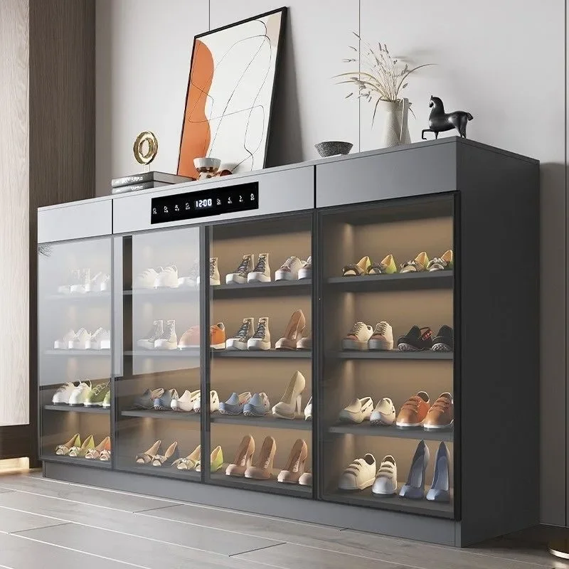 Intelligent deodorizing shoe cabinet, beauty salon sterilization shoe rack large-capacity entrance cabinet