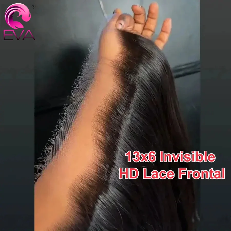 100% Real HD Lace Frontal Only Full 13x6 13x4 Invisible Melt Skins HD Lace 5x5 HD Lace Closures Human Hair Body Wave & Straight