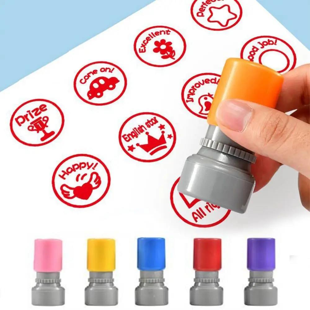 Zeiters parnis Lehrer Bewertungen Stempel DIY Selbst färbung ermutigende Bewertungen Stempel Kommentare positive Bewertung Schüler Belohnungen Stempel