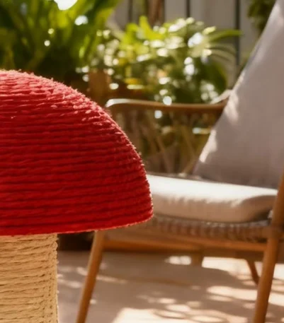 

Когтеточка для кошек, сизалевая грибная современная высокая когтеточка для кошек, упражнения для котят, стимуляция мента, физические упражнения