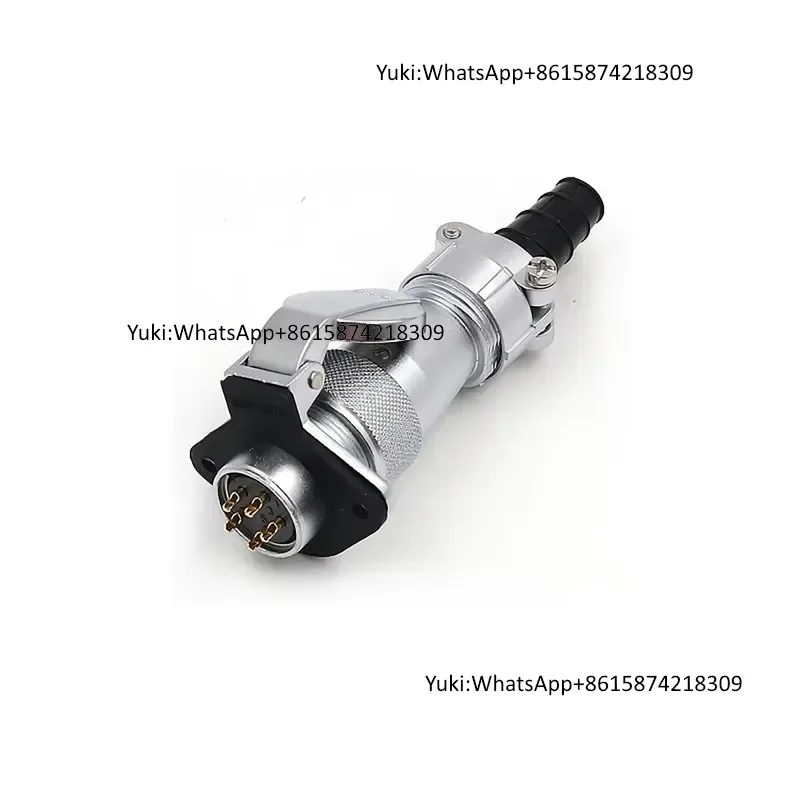 Weipu WF20 Metal Threaded Joint IP67 2-12 Pin TI ZG Aviation Plug Covered Receptacle Original Stock for Device System