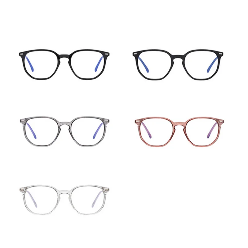 Unisex Optical Polygon TR90 Frame Metal Legs Prescription Spectacles Myopia -0.5 To -6.0 , Hyperopia +0.5 to +6.0