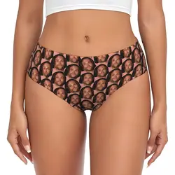 Custom Women's Moose Man Jared Padelecki Panties Underwear Female Stretch Supernatural TV Show Briefs Underpants