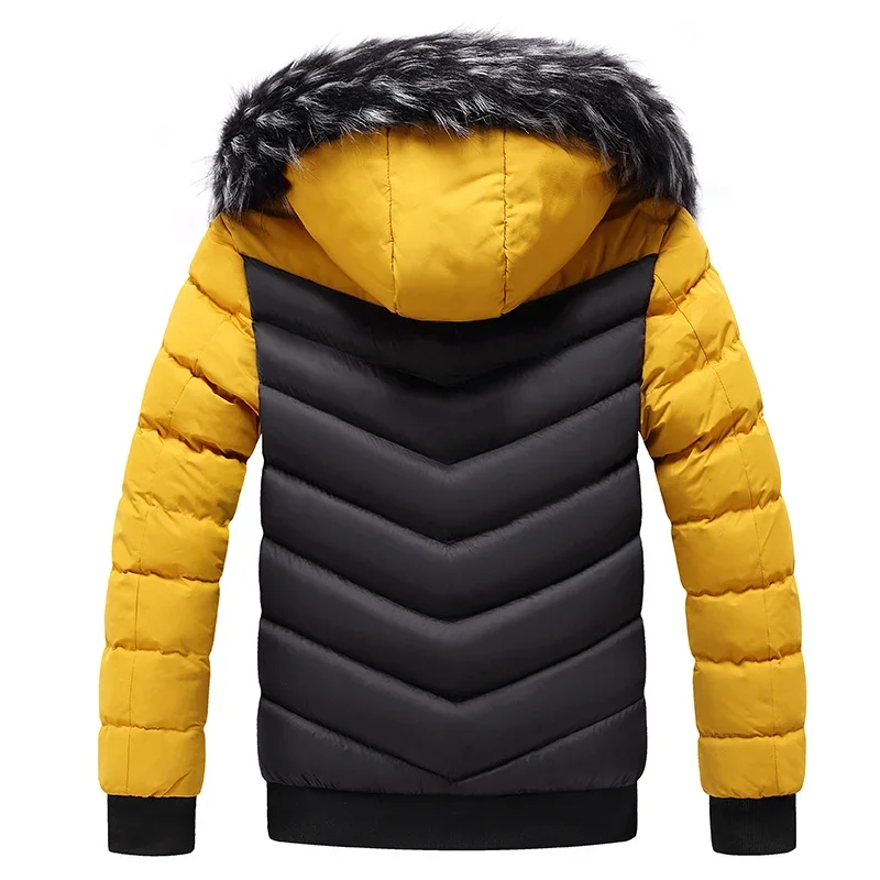 

New Winter Fashion Jacket Parker Men Autumn and Winter Warm Outdoor Men Casual Windbreaker Quilted Thick Jacket