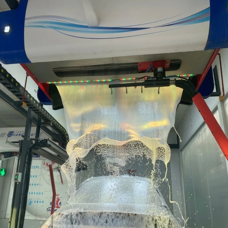 Customized Commercial Electric Touchless Fully Automatic Stainless Steel Car Wash Machine With Quick Washing