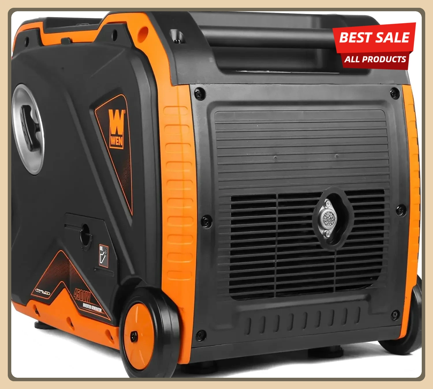 

[XMSJ-Limited Stock, Buy Now!]DF450i Super Quiet 4500-Watt Dual RV-Ready Portable Inverter Generator with Fuel Shut-Off