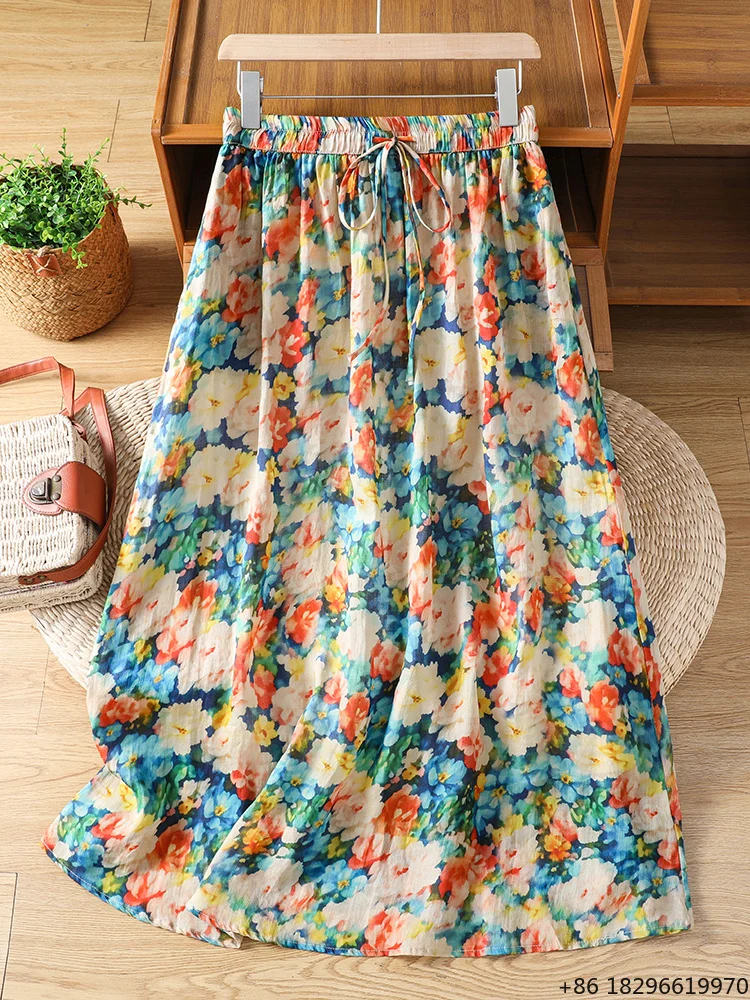 2025-summer-women's-holiday-sle-asymmetrical-ruffle-hem-ort-skirt-layered-me
