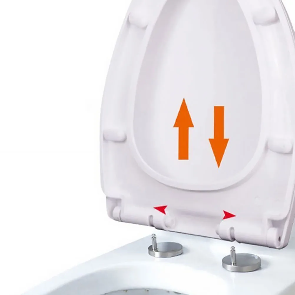 

4Pcs Toilet Seat Fittings Durable Metal Hinges Replacement Fixing Kit Expanding Screws for Standard Toilet Seat Accessories