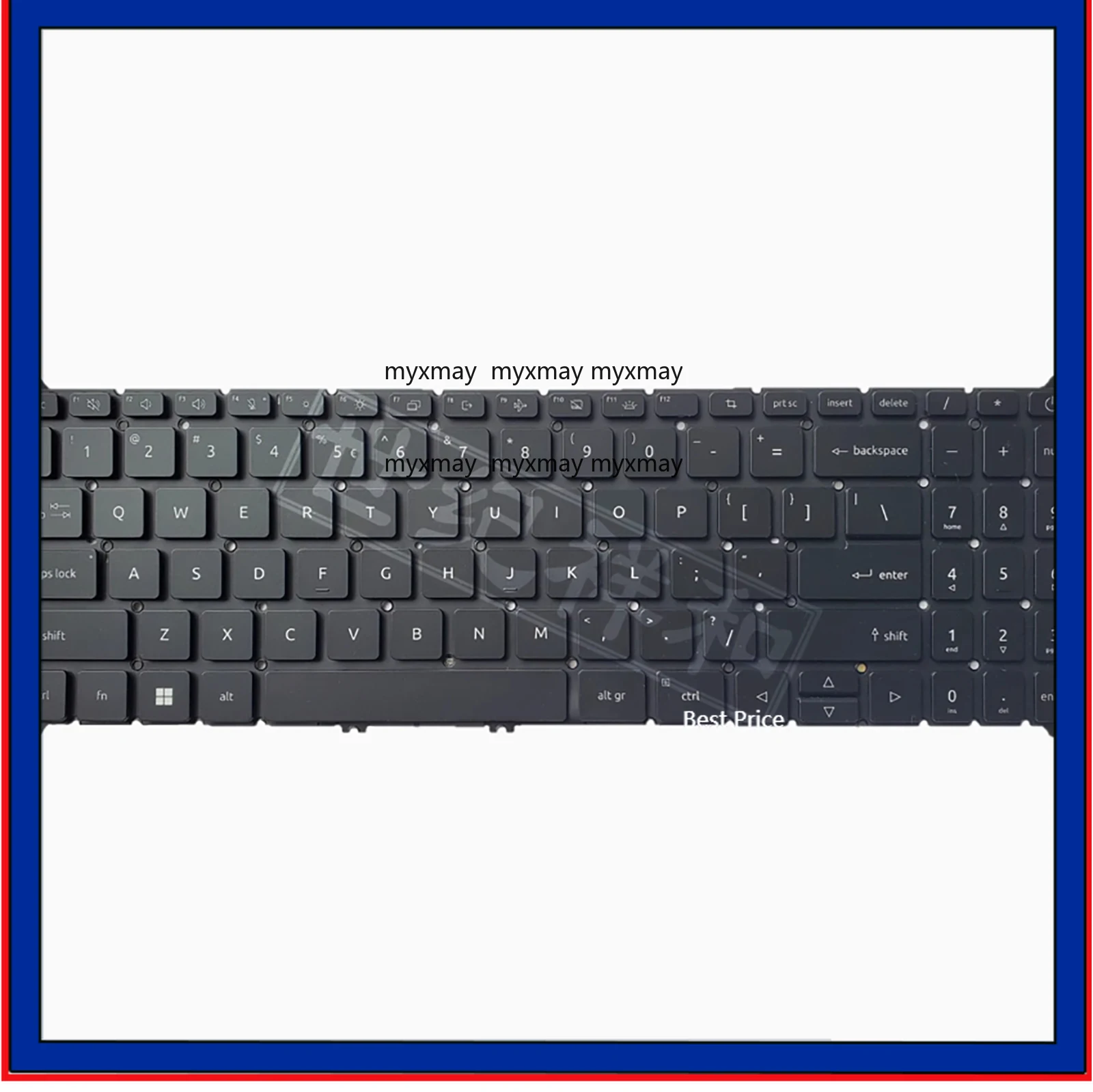 

US for Acer TravelMate P2 16 P216-51G N23Q14 Black Backlit Laptop Keyboard