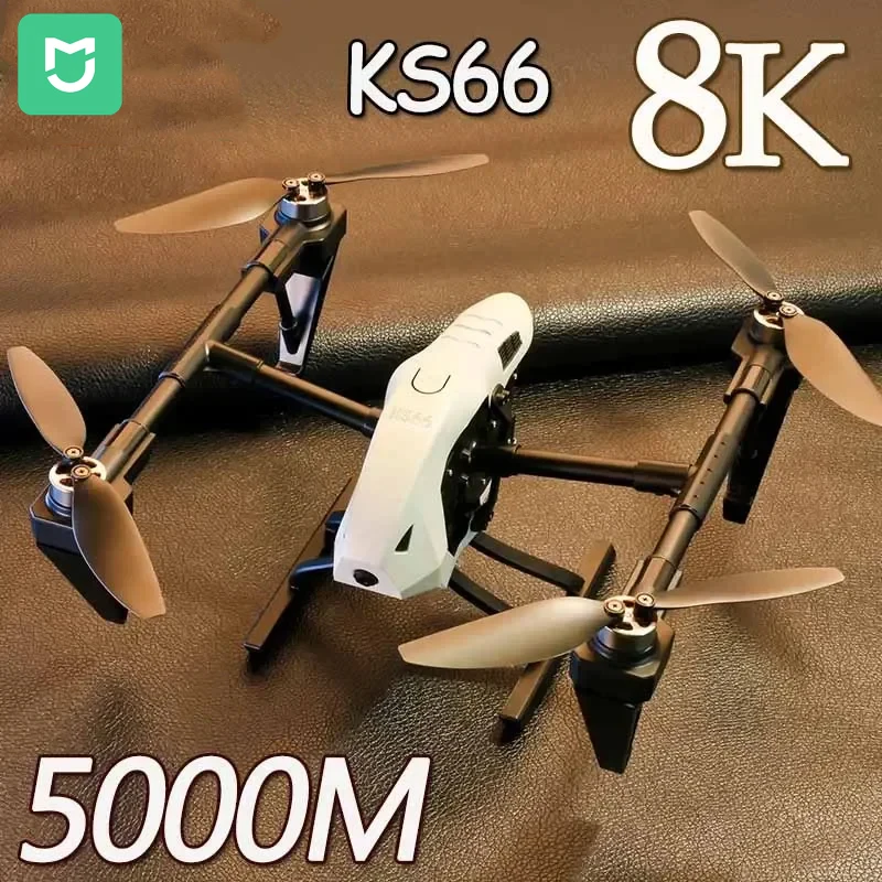 MIJIA KS66 Drone Professinal 8K HD Dual Camera 5G WIFI Wide Angle Optical Flow Localization Brushless Motor RC Quadcopter