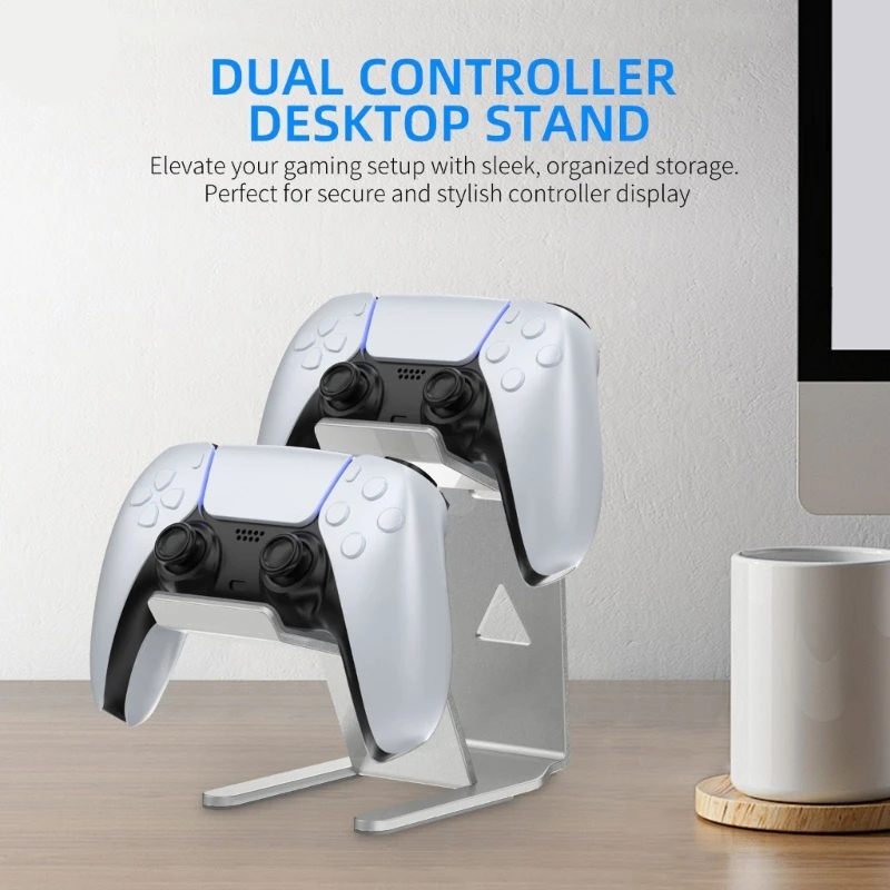 Controller Desktop Stand Gaming Accessories Universal Holder Space Saving Stand for Controller Cellphone Gamepad Holder