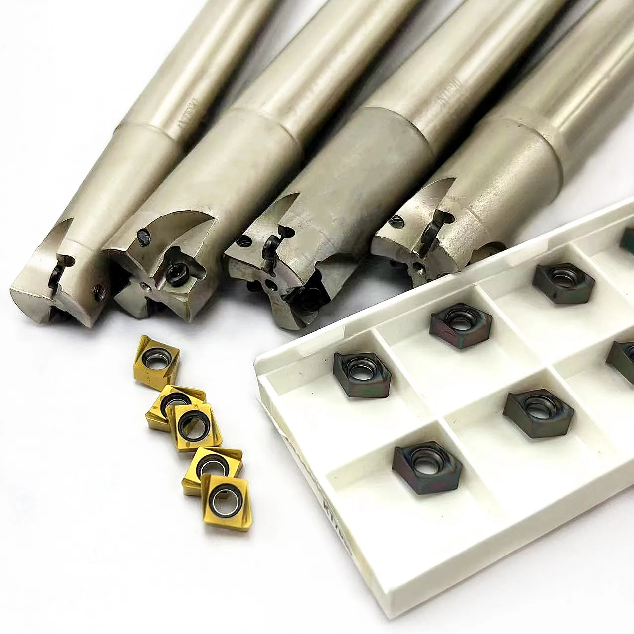4 nkt060308 Hartmetalle insatz te90 4 nte90 Metall-Schnell fräser Wolfram carbid 4nkt060308r-m Schnell fräser