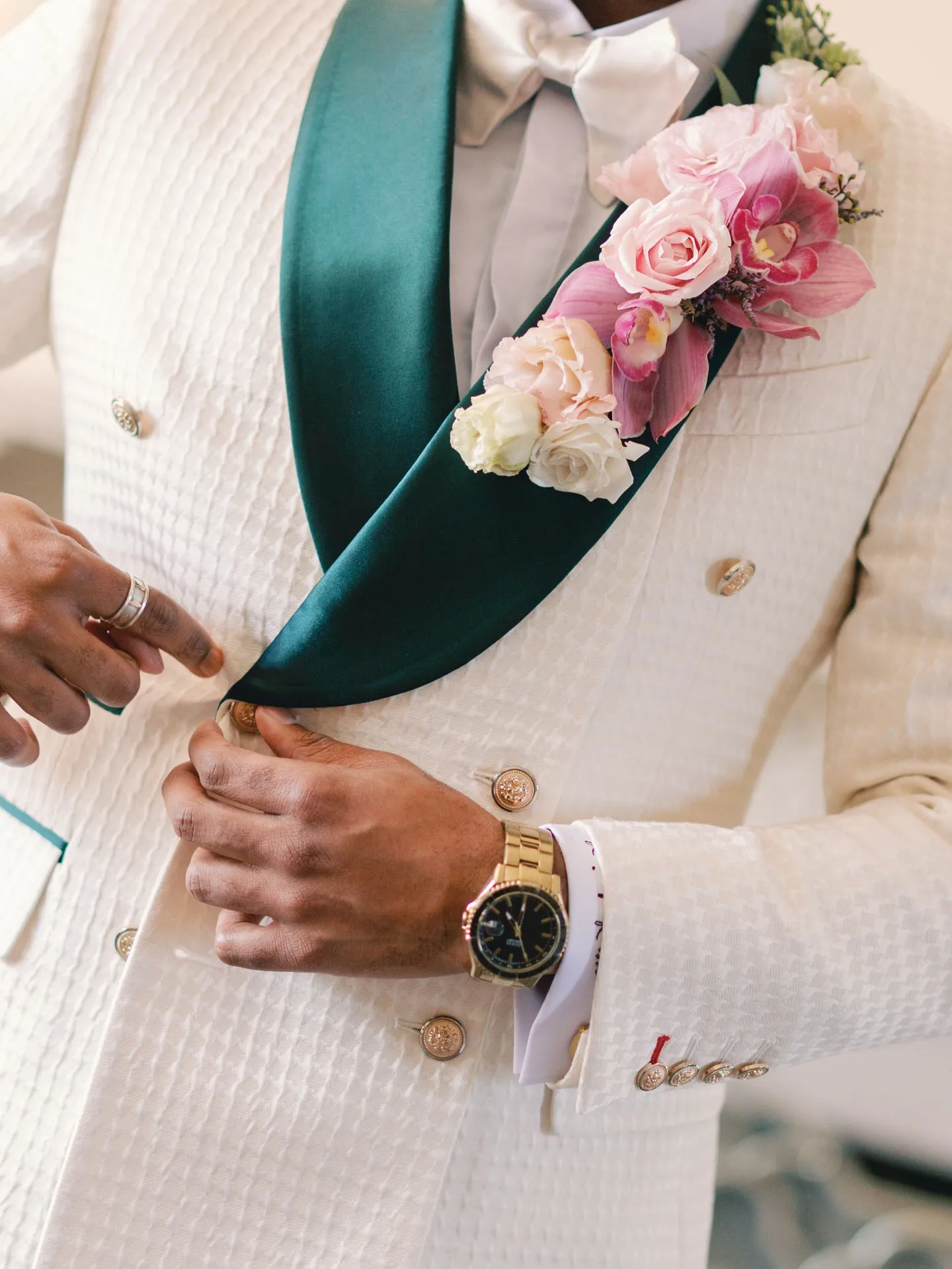 Semplici abiti da sposa jacquard per lo sposo scialle bavero doppio petto smoking 2 pezzi giacca pantaloni affari festa di ballo personalizzato