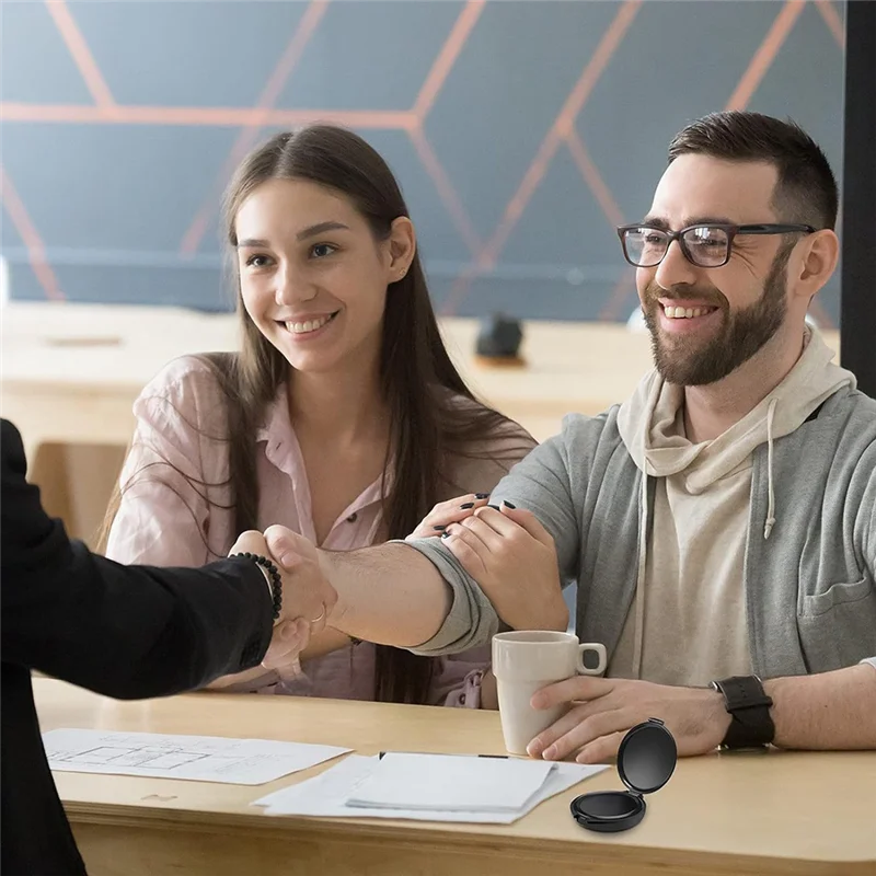 AP-Fingerprint Ink Pad No-Wash Quick-Drying Portable Quick-Drying Ink Pad Red 1 Piece Plastic