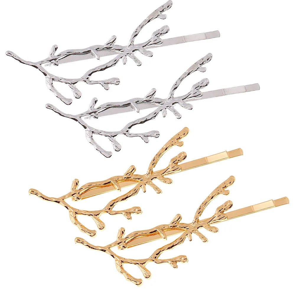 

Alloy Antlers Hair Clip Premium Material Two Colors Fashion Suitable for Party Meeting Gifts Women Graceful Headdresses Hair