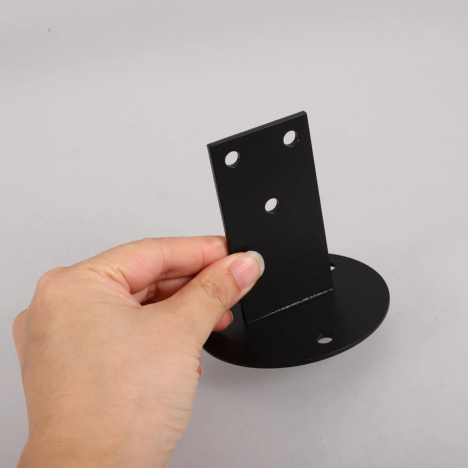 2Pcs Stainless Steel Handrail Brackets Straight Design Heavy Duty Stair Railing Supports for Indoor Wood Staircases