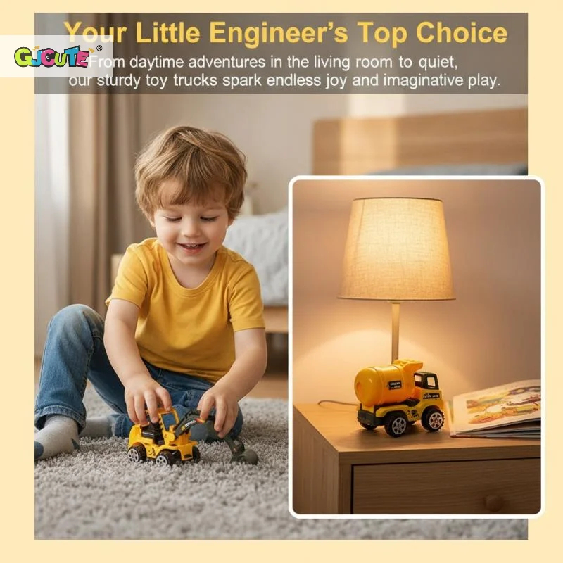 Inertial Driving Construction Truck Toy Small Excavator Plastic Dump Truck Toy Digger Vehicle For Children