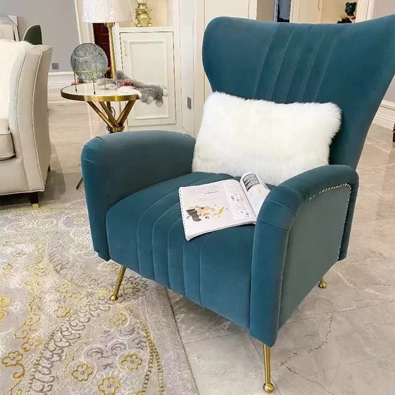 

Beauty Armrest Living Room Chairs Luxury Design Lazy Relaxing Lounge Chair Comfy Reading Salon Sillones Para Sala Furniture Home