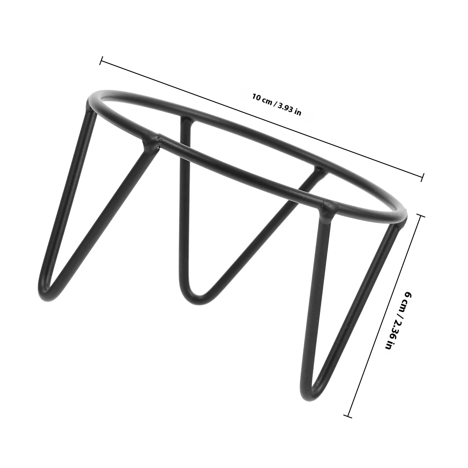 Base per esposizione da costruzione in ferro con sfera di cristallo, dimensioni per cristalli, rocce, uova, supporto per decorazioni per globo da giardino