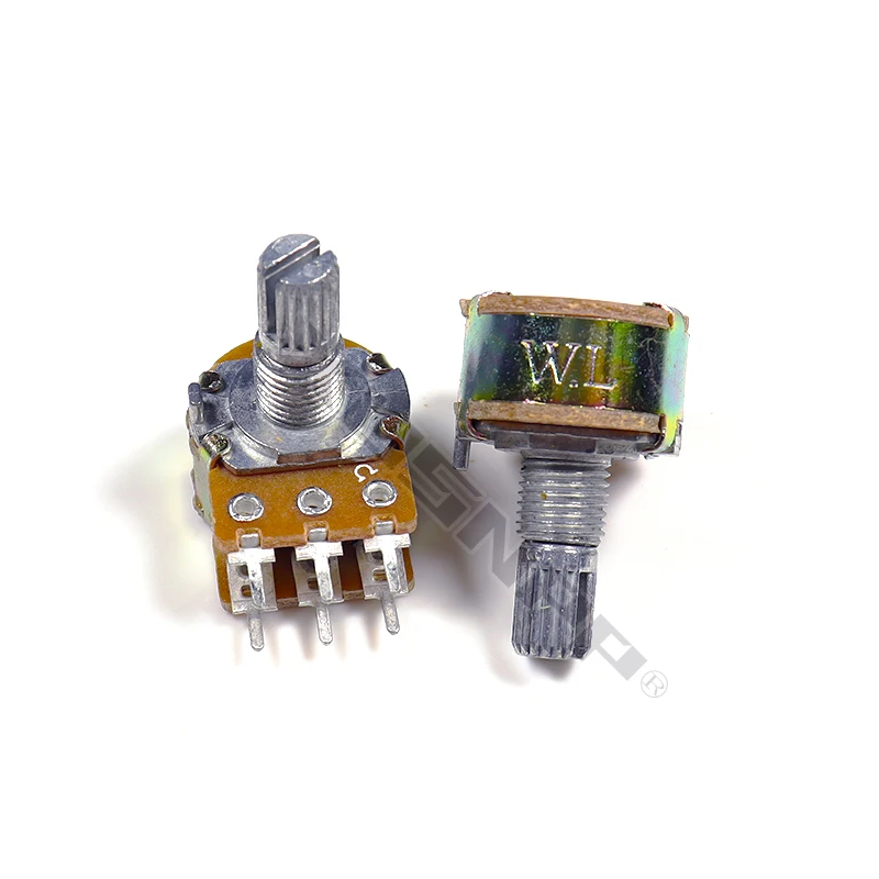 5pcs WH148 3pin 6pin 15mm B1K B2K B5K B10K B20K B50K B100K B250K B500K B1M Potentiometer 1K 2K 5K 10K 20K 50K 100K 250K 500K 1M