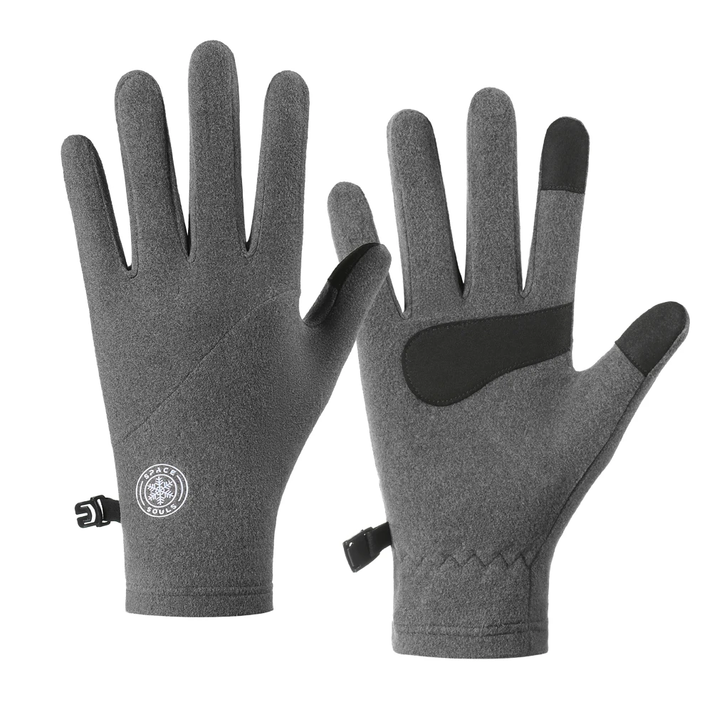 Winterwarme Skihandschuhe mit weichem Touchscreen-Futter, Unisex Outdoor-Fahrrad- und Laufhandschuhe, Damen-Kälteschutzhandschuhe – Detail 12